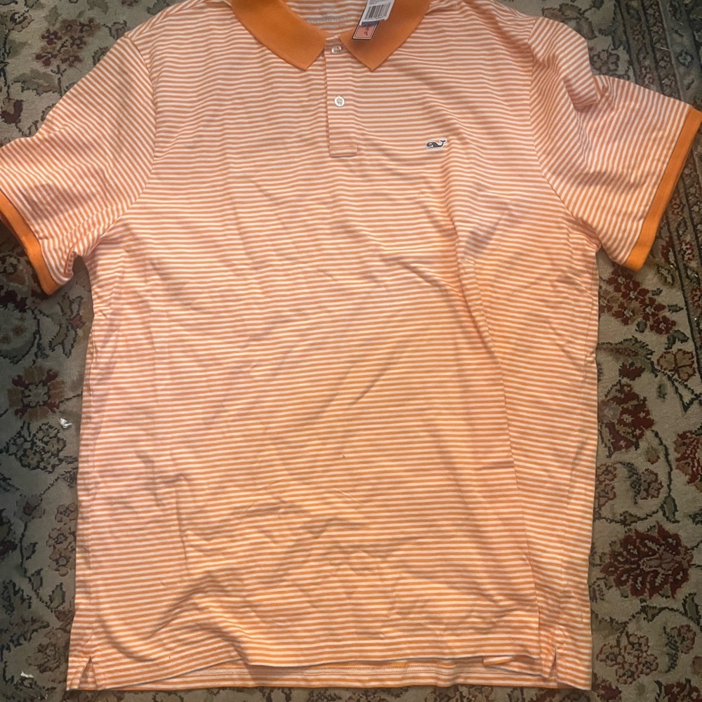 New with tags Vineyard Vines Orange Polo Shirt